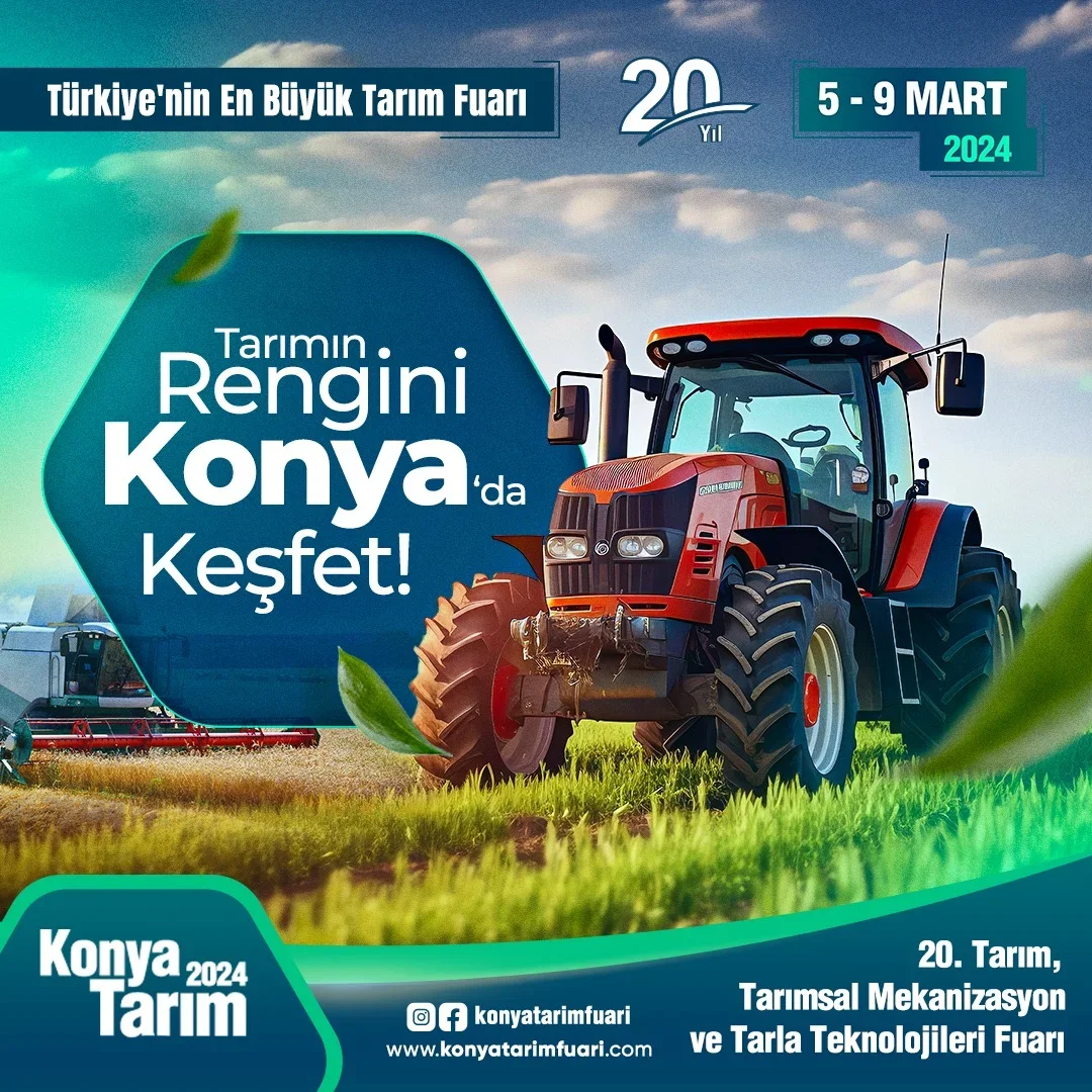 2024 Konya Tarım Fuarı Başlıyor
